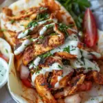 Chicken Shawarma with Garlic Yoghurt Sauce