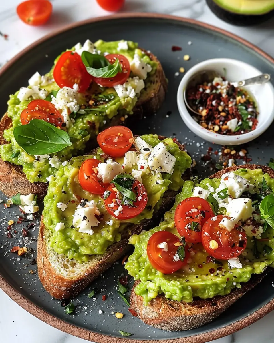 Mediterranean Avocado Toast: Easy Recipe with Turkey Bacon and Fresh Veggies