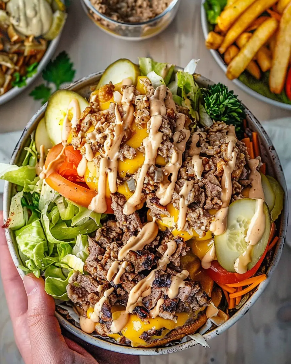 Burger bowls: Easy and Healthy Twist with Turkey Bacon and Chicken Ham