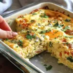 High Protein Cottage Cheese Egg Bake, Easy Meal Prep