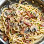 Creamy Bacon and Mushroom Pasta
