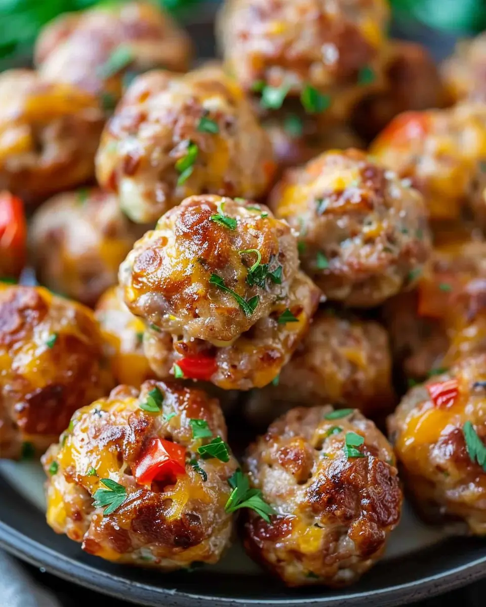 Sausage Balls: Easy Beef & Turkey Bacon Treats for Everyone
