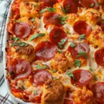 Bubble Up Biscuit Pizza Casserole