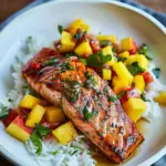 Teriyaki Salmon with Mango Salsa