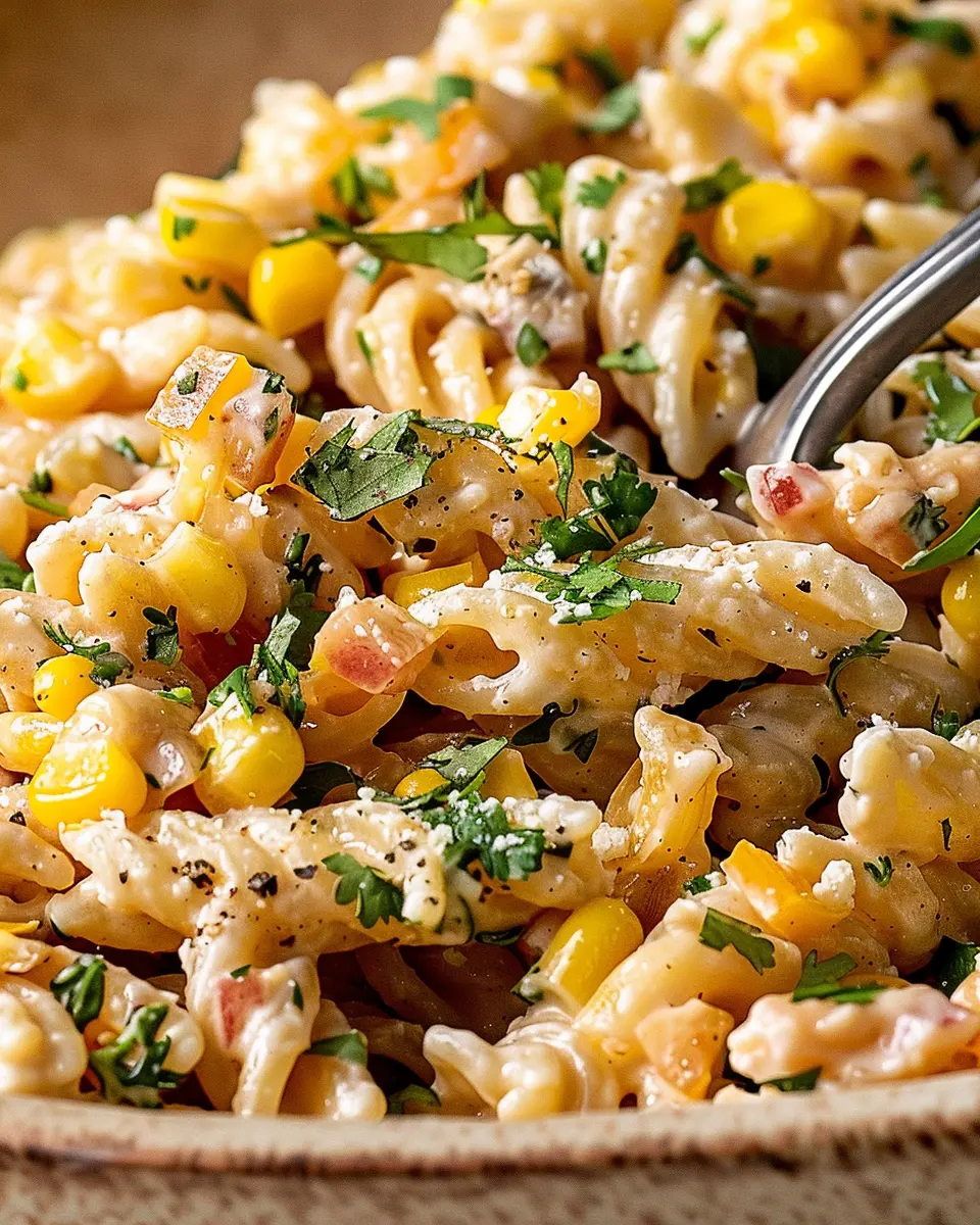 Mexican Street Corn Pasta Salad: Easy and Flavorful Summer Dish