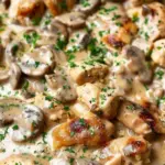 Creamy Chicken Stroganoff