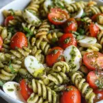 Pesto Caprese Pasta Salad