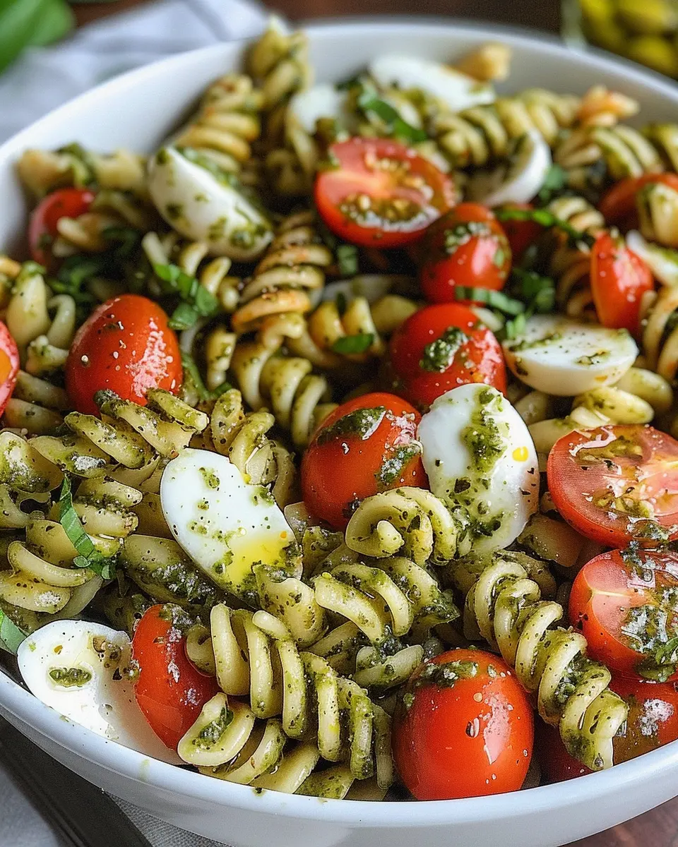 Pesto Caprese Pasta Salad: The Easy, Refreshing Twist You Need