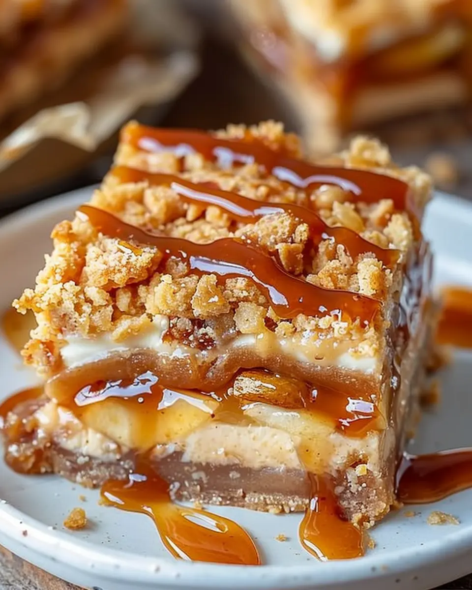 Salted Caramel Apple Cheesecake Bars: The Best Indulgent Treat
