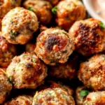 Easy Sausage Balls Recipe with Cream Cheese & Bisquick