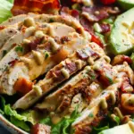 Honey Mustard Chicken Salad With Bacon & Avocado