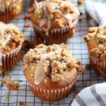 Cinnamon Streusel Apple Muffins