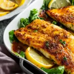 Garlic Butter Baked Tilapia