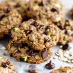 Brown Butter Zucchini Oatmeal Chocolate Chip Cookies