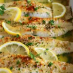 Baked Tilapia with Lemon Garlic Butter