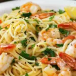 Lemon Garlic Shrimp Pasta