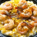 Creamed Corn with Old Bay Shrimp