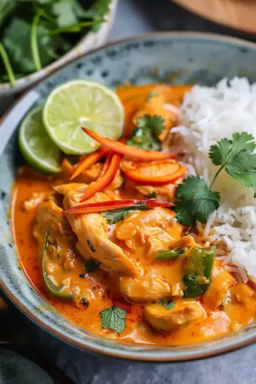 Thai Red Curry With Chicken