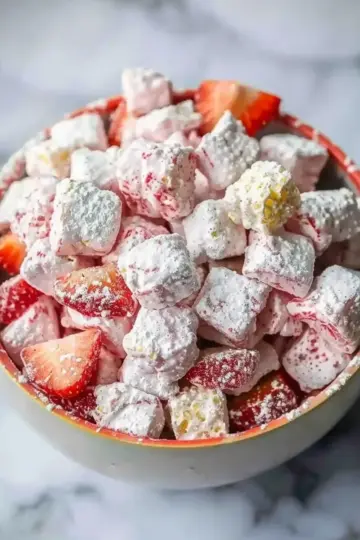 Strawberry Shortcake Puppy Chow Recipe
