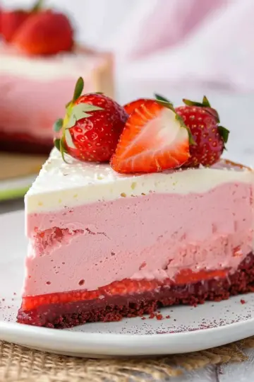 Strawberry Mousse Cake