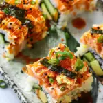 Spicy Salmon Sushi Bake